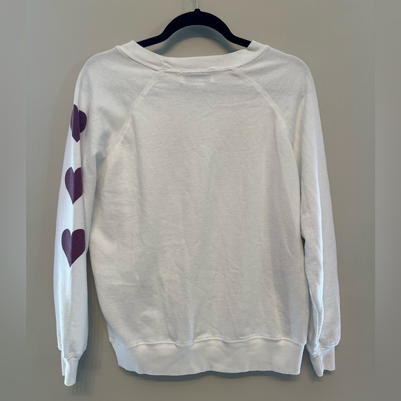 Wildfox White Sweater “Beer Never Broke My Heart” Graphic XS - Picture 5 of 5